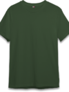 Cotton Olive Green t-shirt Plain for men