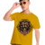 Premium yellow Color Printed Round Neck T-shirts