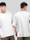 oversized white t shirt men