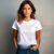 Classic White T-Shirt for Women – Premium Cotton Comfort