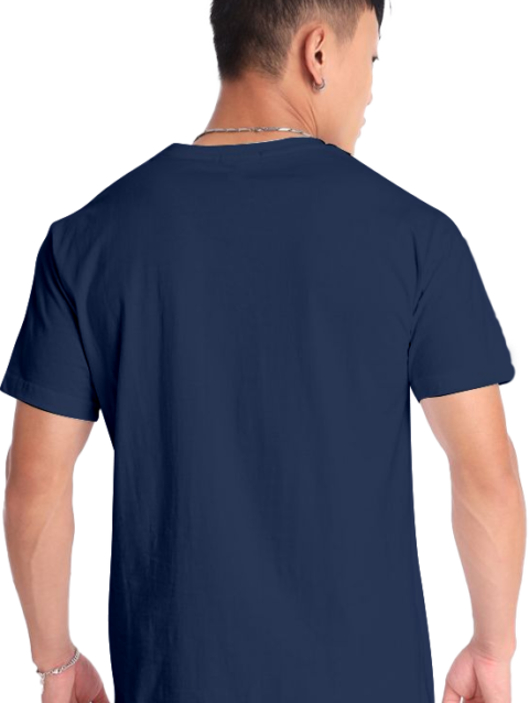 Half Sleeve Cotton T-Shirt for men Navy Blue